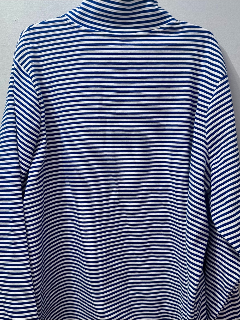 Croft & Barrow Striped Half-Zip Pullover - Blue & White, Size 3X - Picture 4 of 4